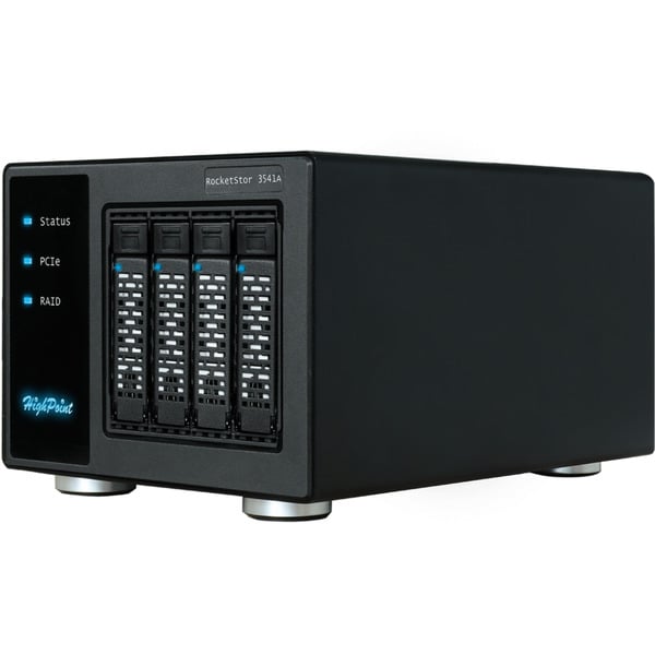 HighPoint RocketStor 6541AW 4-Bay PCIe 4.0 x16 NVMe, RAID- – Image 4