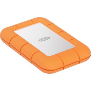 LaCie Rugged Mini 4 TB, Externe orange/argent, USB-C 3.2 Gen 2x2 (20 Gbit/s)