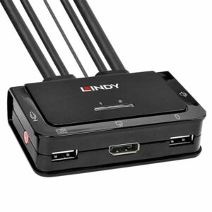 Lindy Switch KVM 2 Ports DisplayPort 1.2