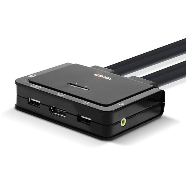 Lindy Switch KVM 2 Ports DisplayPort 1.2 – Image 2