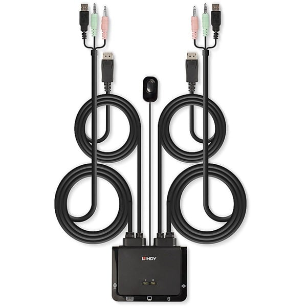 Lindy Switch KVM 2 Ports DisplayPort 1.2 – Image 3