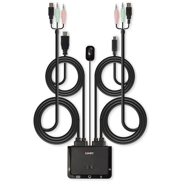 Lindy Switch KVM 2 Ports HDMI 4K60 – Image 2