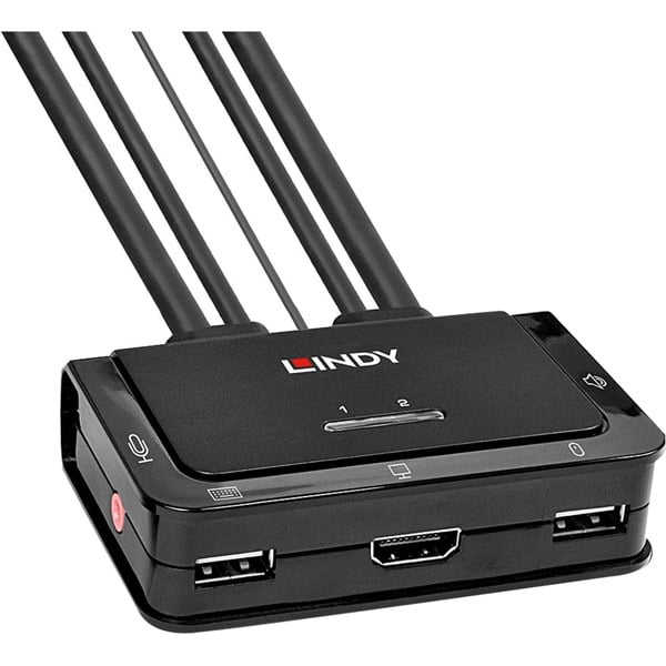 Lindy Switch KVM 2 ports HDMI 4K60