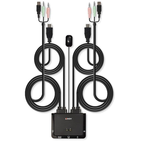 Lindy Switch KVM 2 ports HDMI 4K60 – Image 3