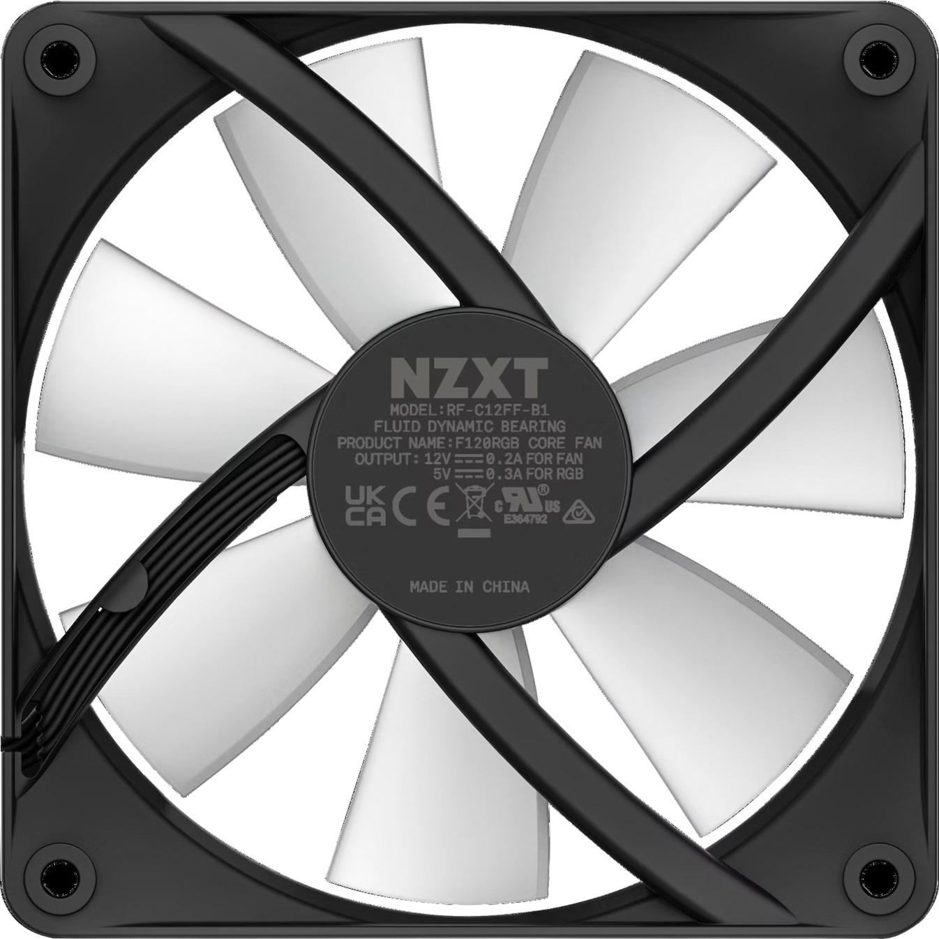 NZXT F120 RGB Core Single 120x120x26 – Image 4