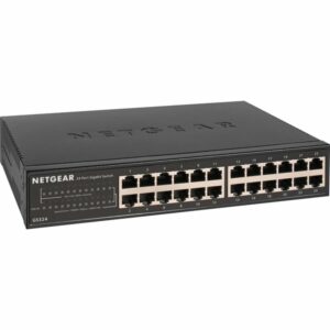 Netgear GS324 Non-géré Gigabit Ethernet (10/100/1000) Noir