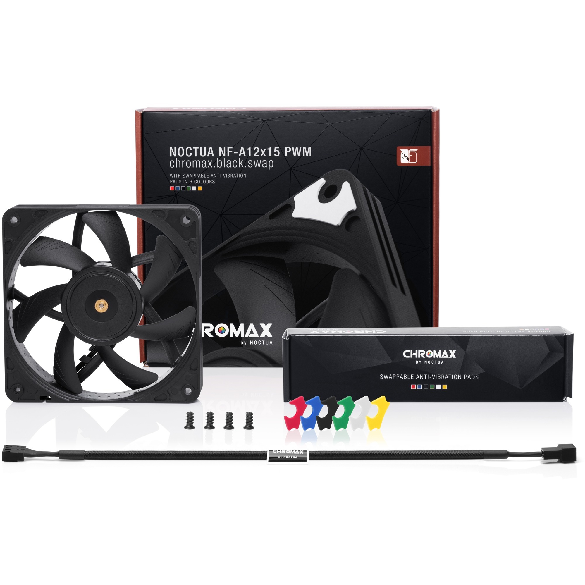 Noctua NF-A12x15 PWM chromax.black.swap – Image 3