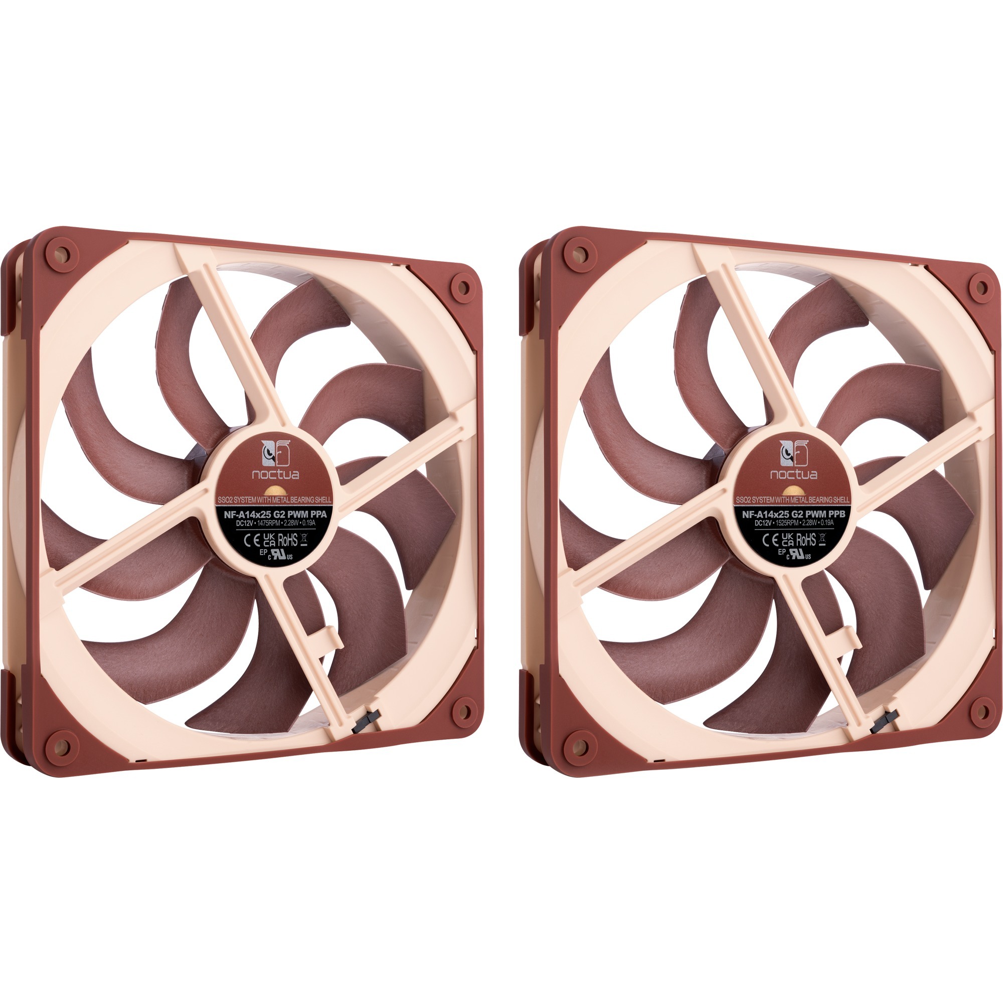 Noctua NF-A14x25 G2 PWM Sx2-PP – Image 2