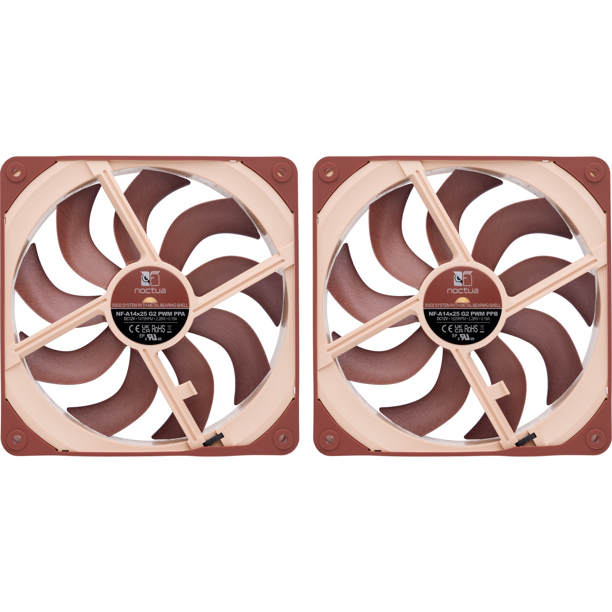 Noctua NF-A14x25 G2 PWM Sx2-PP – Image 3