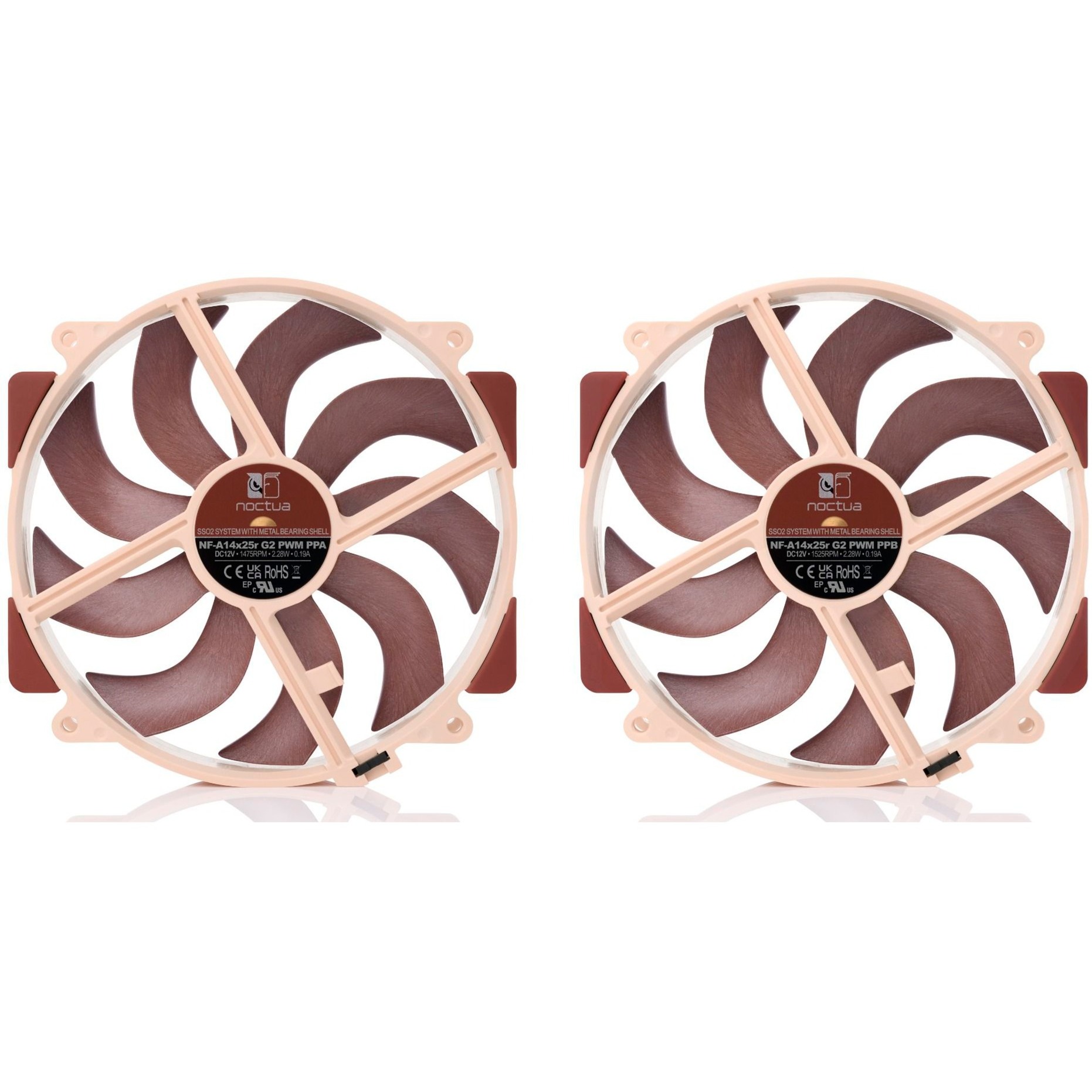 Noctua NF-A14x25r G2 PWM Sx2-PP – Image 3