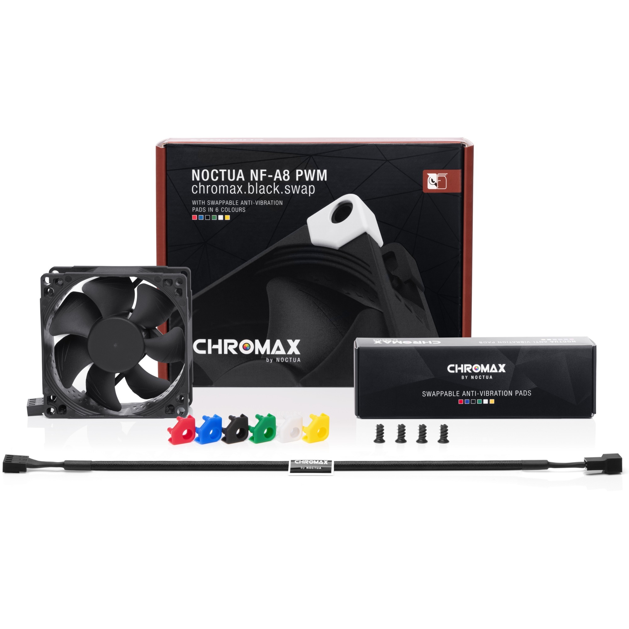 Noctua NF-A8 PWM chromax.black 80x80x25 – Image 4