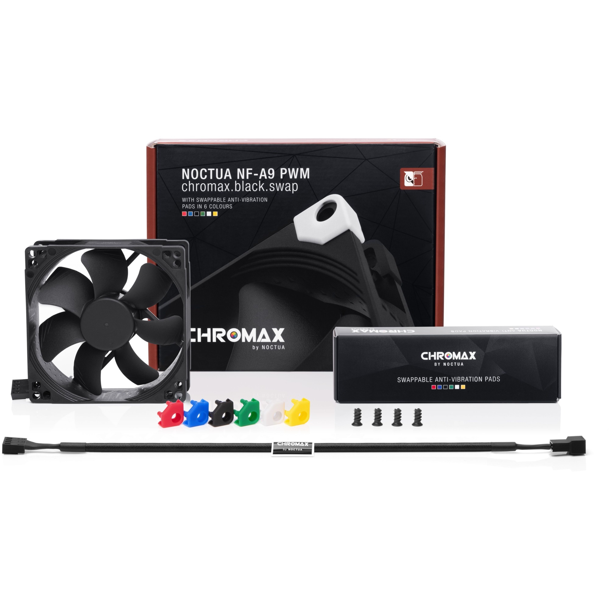 Noctua NF-A9 PWM chromax.black 92x92x25 – Image 3