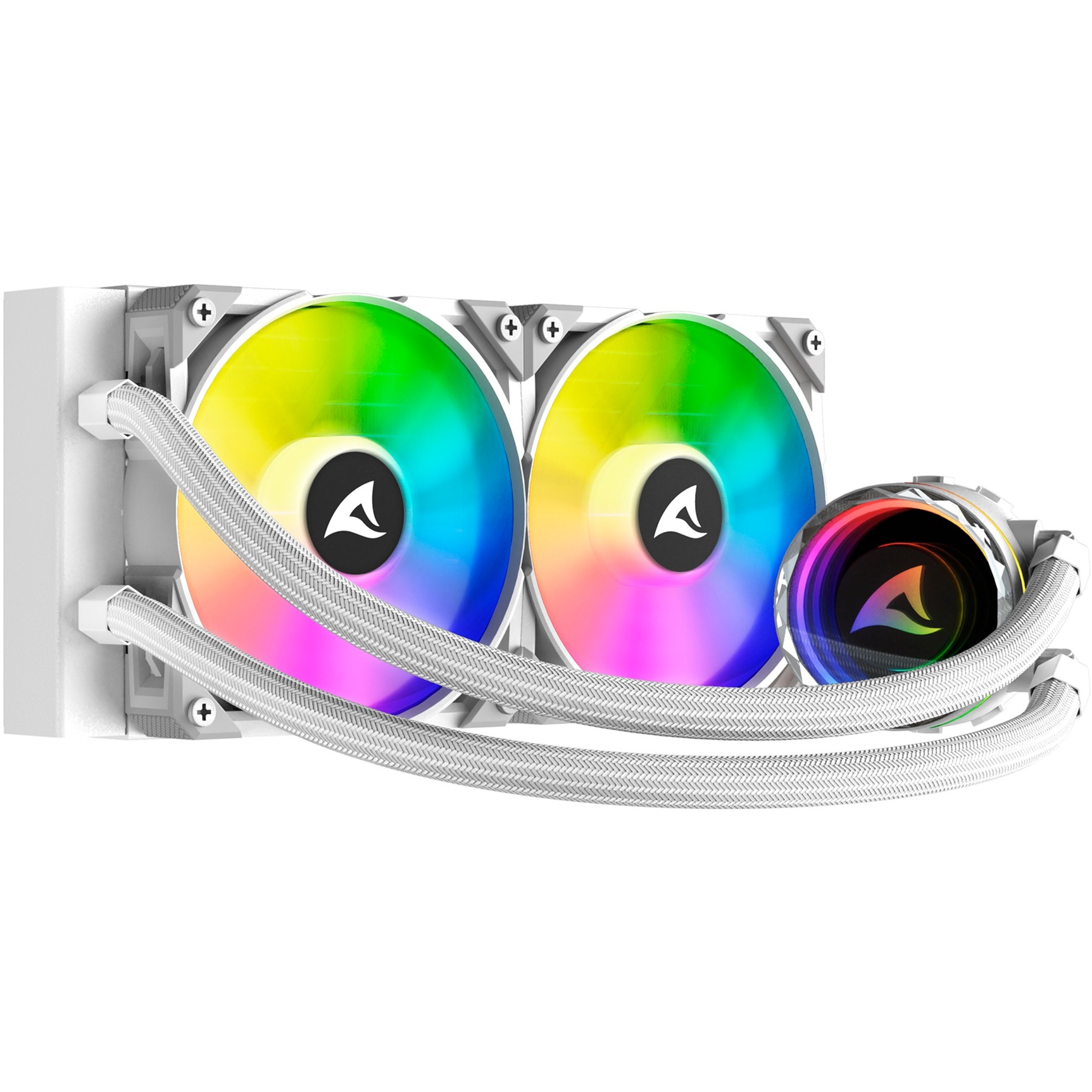 Sharkoon S80 RGB Blanc AIO 240mm – Image 4