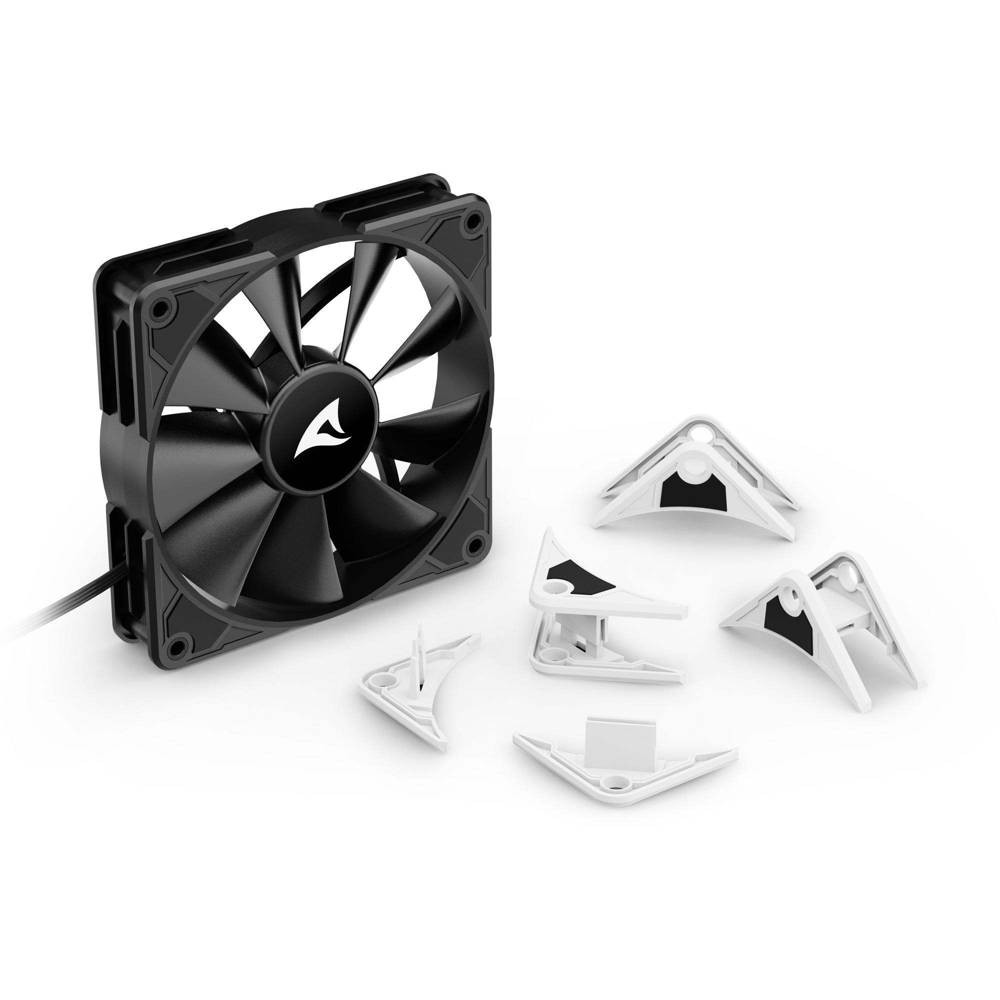 Sharkoon Sharkoon SilentStorm BW120 PWM Fan – Image 3