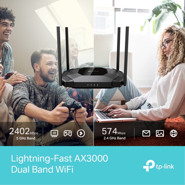 TP-Link TL-WA3001 point d'accès réseaux locaux sans fil 2402 Mbit/s Noir Connexion Ethernet – Image 4