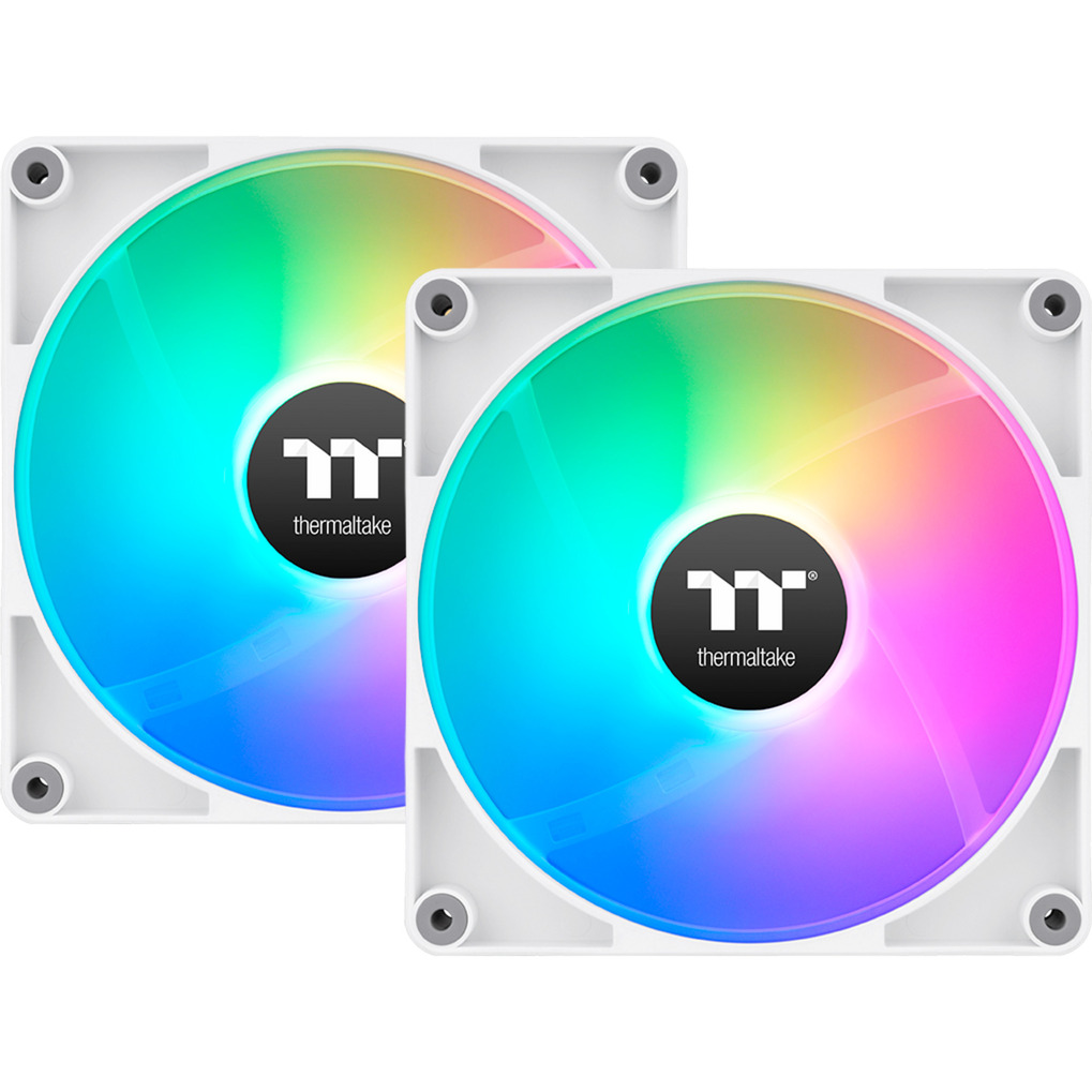 Thermaltake CT140 Reverse ARGB Sync PC Cooling Fan Blanc