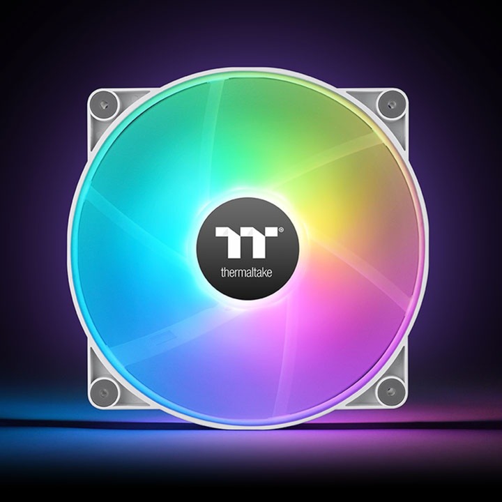 Thermaltake CT200 ARGB Sync PC Cooling Fan Blanc (Single Pack) – Image 3