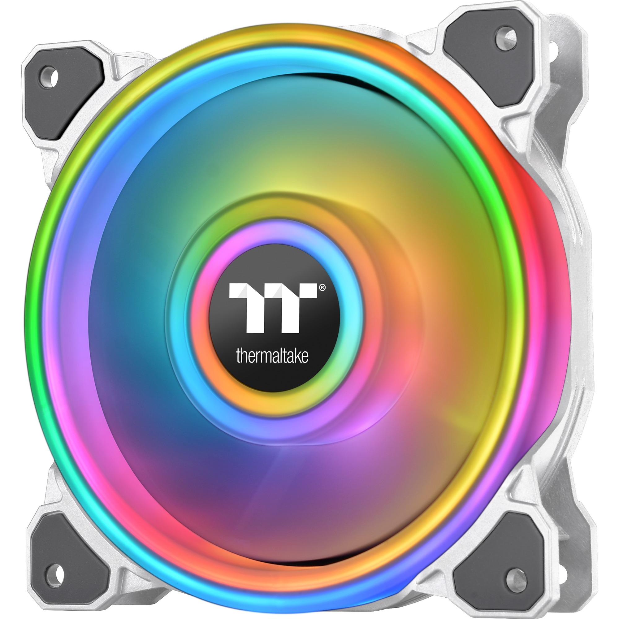 Thermaltake Riing Quad 12 RGB Radiator Fan TT Premium Edition Single Fan Pack - Blanc