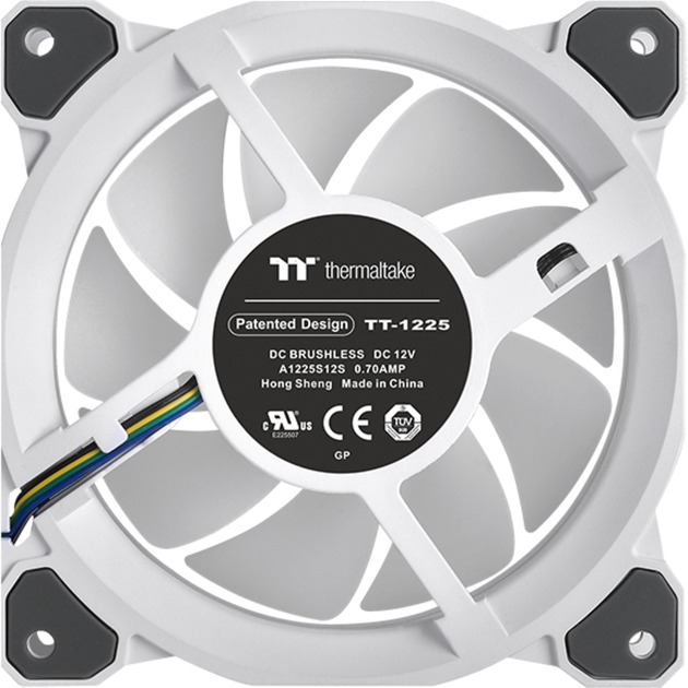 Thermaltake Riing Quad 12 RGB Radiator Fan TT Premium Edition Single Fan Pack - Blanc – Image 4