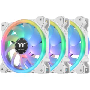 Thermaltake SWAFAN 14 RGB Radiator Fan TT Premium Edition Blanc (3-Fan Pack)