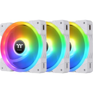 Thermaltake SWAFAN EX14 RGB PC Cooling Fan Blanc TT Premium Edition