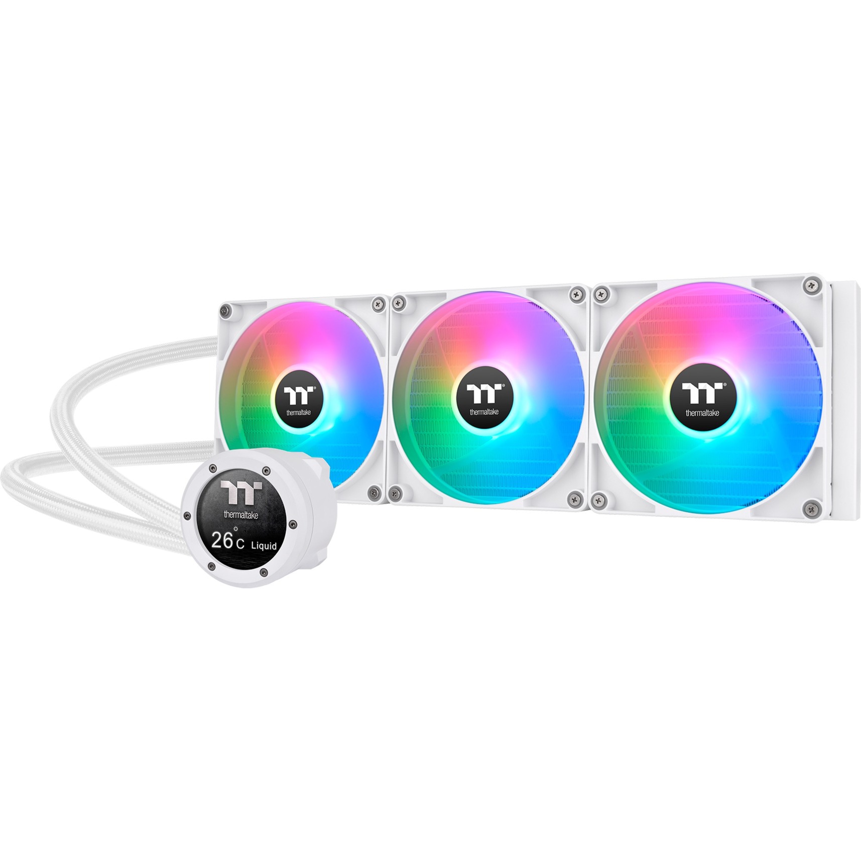 Thermaltake TH420 V2 Ultra ARGB Sync AIO Liquid Cooler Snow Edition