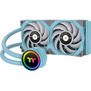 Thermaltake TOUGHLIQUID 240 ARGB Sync AIO Liquid Cooler Turquoise 240mm