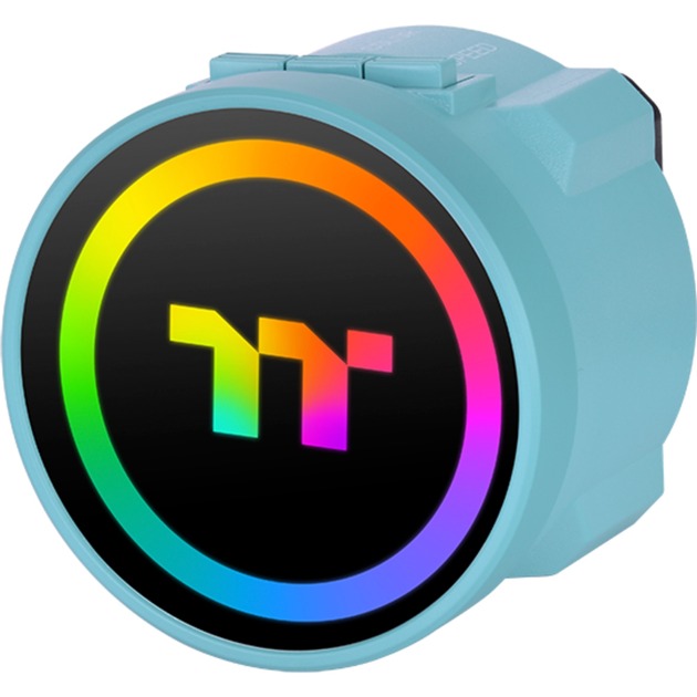 Thermaltake TOUGHLIQUID 240 ARGB Sync AIO Liquid Cooler Turquoise 240mm – Image 4