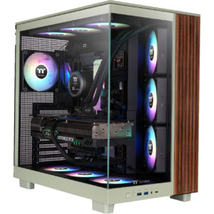 Thermaltake View 380 XL WS ARGB hellgrün/holz