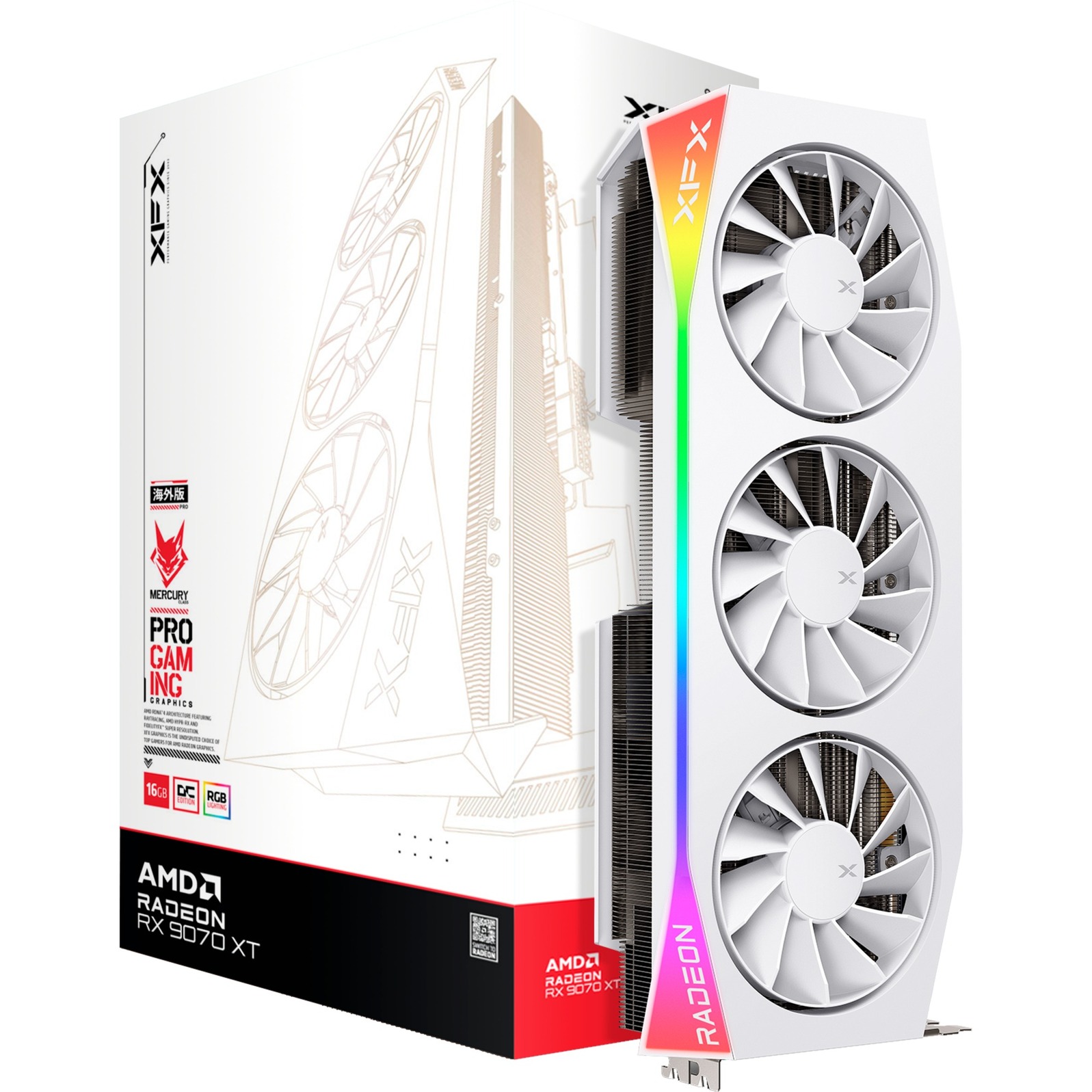 XFX Radeon RX 9070 XT OC Mercury RGB
