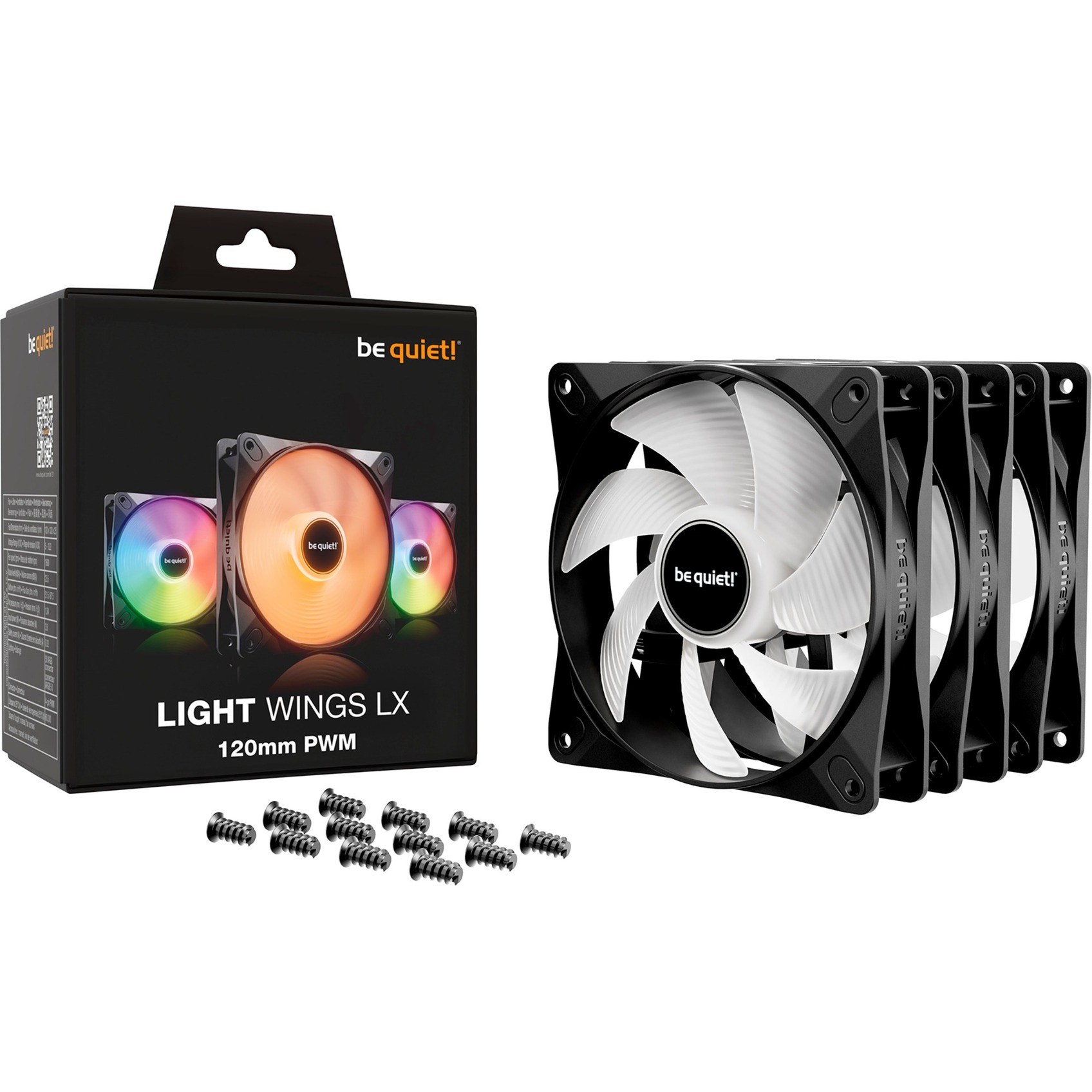 be quiet! Light Wings LX 120mm PWM Triple Pack – Image 4
