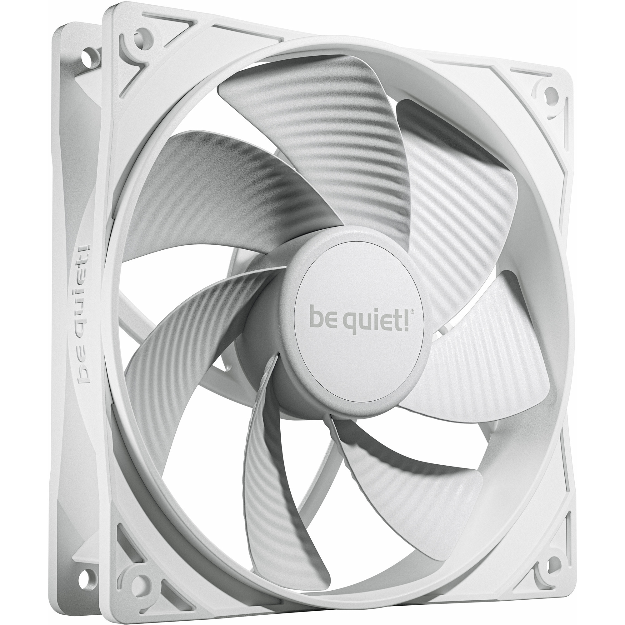 be quiet! Pure Wings 3 120mm PWM Reverse Blanc 3-Pack – Image 2