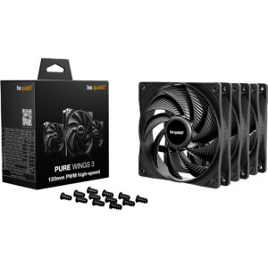 be quiet! Pure Wings 3 120mm PWM high-speed 3-Pack