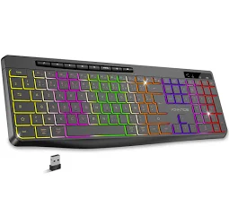 Advance R-Type Noir Sans fil/RGB/Batterie/IPX4/Win et Mac