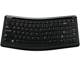 Clavier PC Microsoft Bleutooth Mobile 5000 1390 QWERTY Noir NEUF
