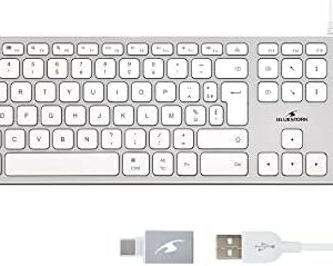 Clavier Port Designs rétroéclairé rechargeable USB-C Bleutooth sans fil Azerty