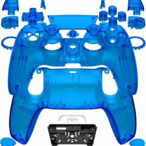 ExtremeRate - Set de Custom Complet Manette PS5 - Bleu Transparent
