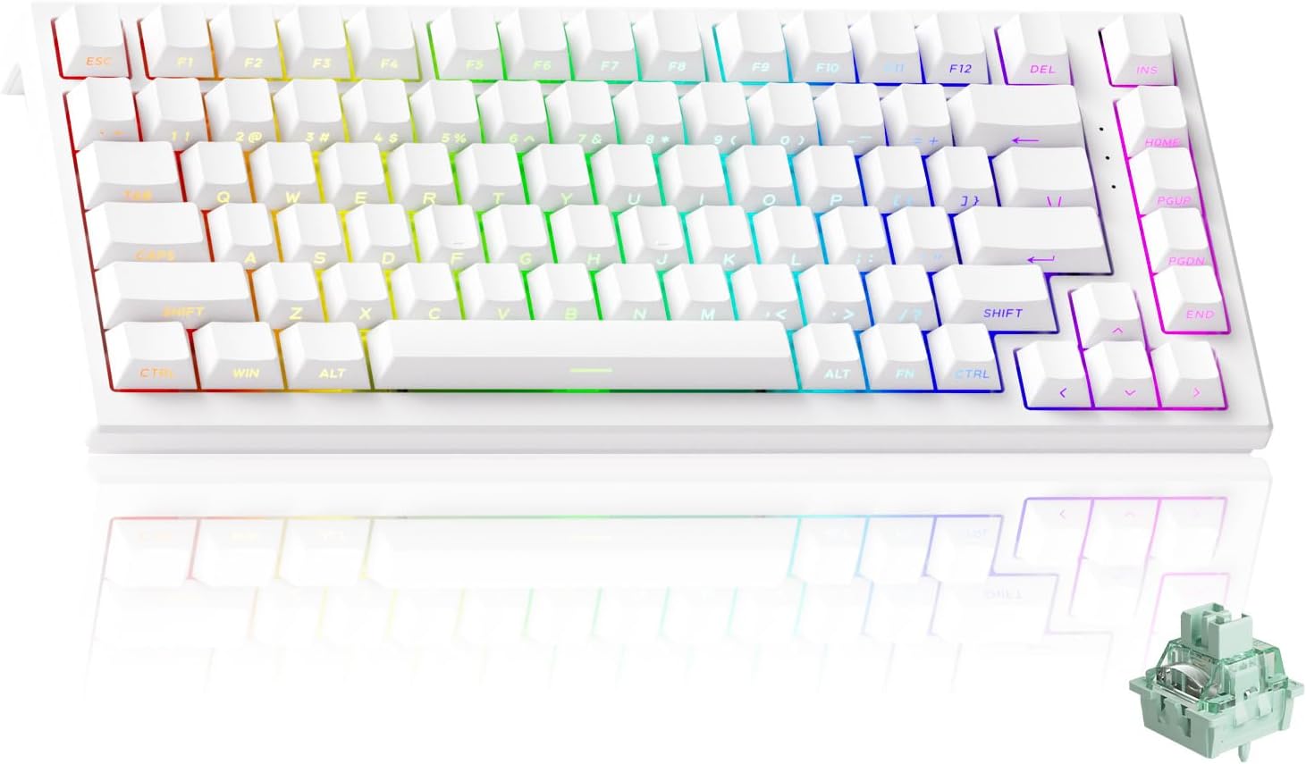 GravaStar Clavier Gaming Mercury K1 75% Bleu