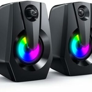 Haut-parleur USB barre de son HPYLIF H PC haut-parleur de Jeu pour ordinateur...