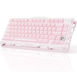 MCHOSE Horizon Orange Hyazinth Drahtlose Dichtungsmontage Mechanische Clavier (US, Sans fil, Filaire), clavier, Orange