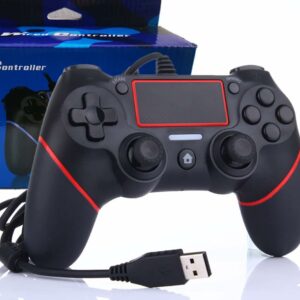 Manette De Jeu Filaire Usb Avec Fonction De Vibration