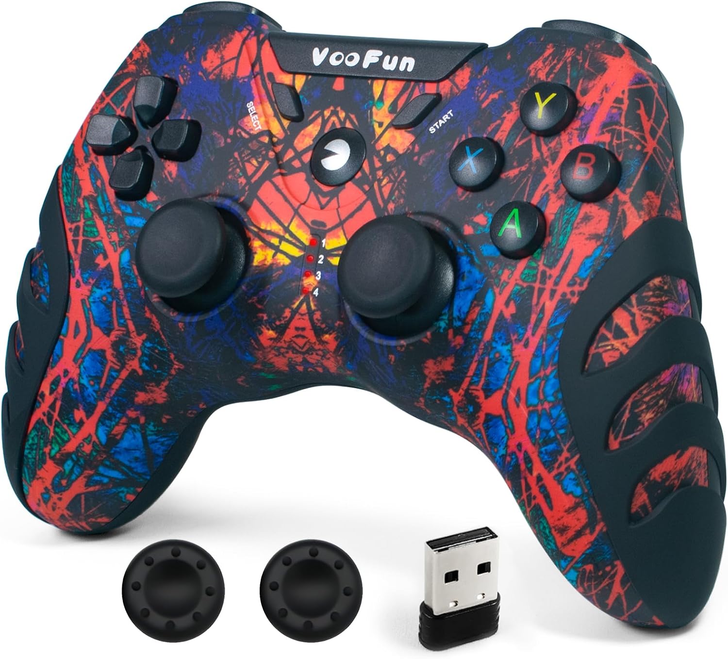 Manette De Jeu Sans Fil Harrow Avec Double Vibration Pour Windows PC Et Ps3