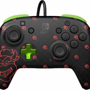 Manette Filaire REMATCH GLOW Bowser Pour Nintendo Switch Pdp