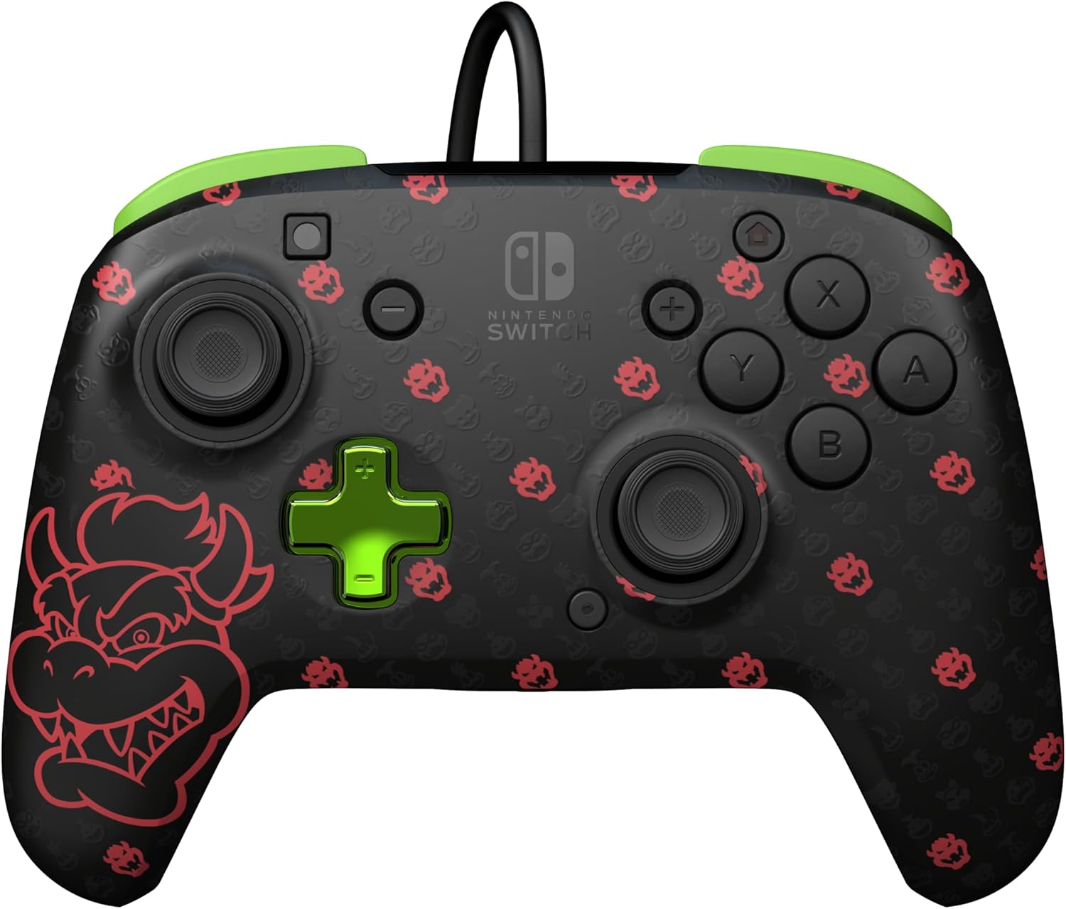 Manette Filaire REMATCH GLOW Bowser Pour Nintendo Switch Pdp