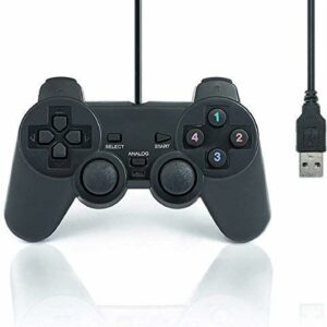 Manette Usb Filaire Joystick Contrôleur De Jeux Gamepad Pour Micros