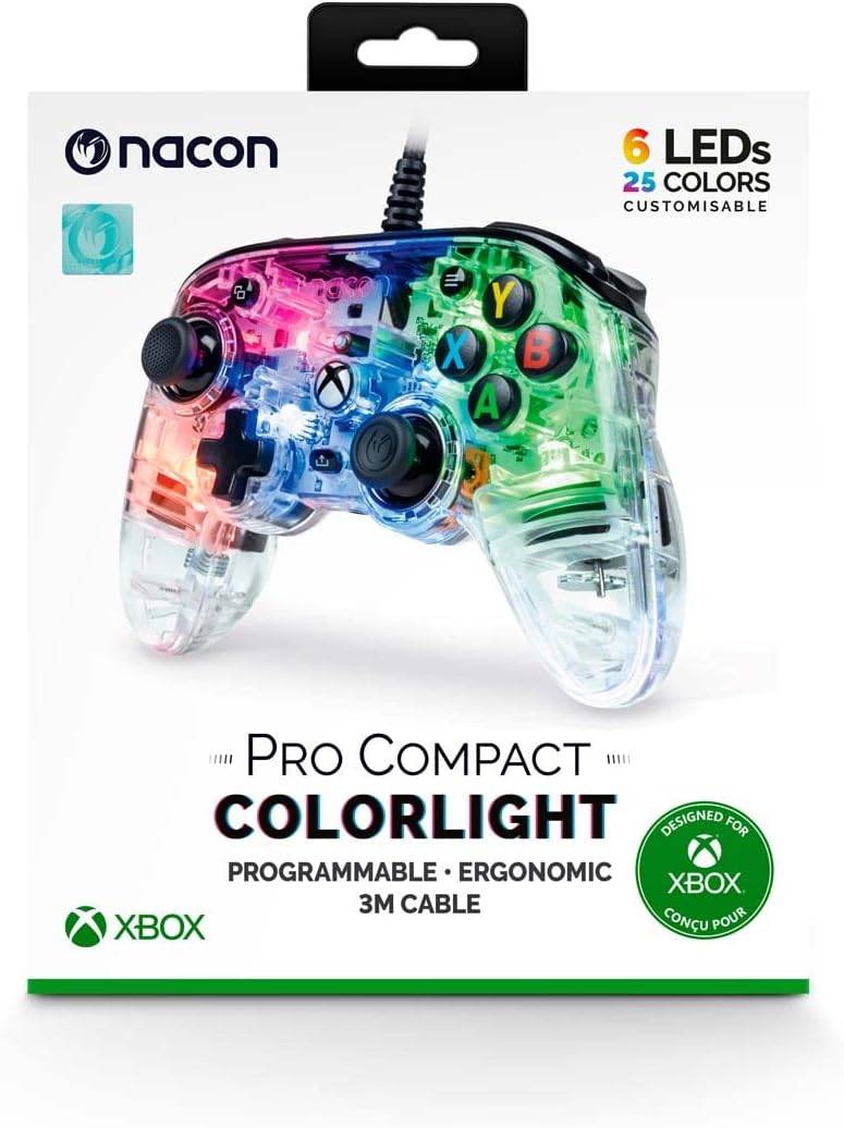 Manette filaire Nacon Evol X Pro RGB pour Xbox