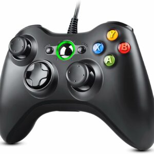 Manette filaire Xbox 360 filaire Gamepad contrôleur de Jeu avec Double