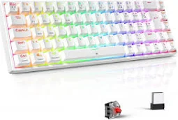 TECURS Clavier Mecanique Gaming AZERTY