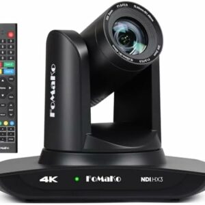 TONGVEO Système de caméra de salle de conférence PTZ 4K - Suivi automatique IA - Zoom 20x - Caméra