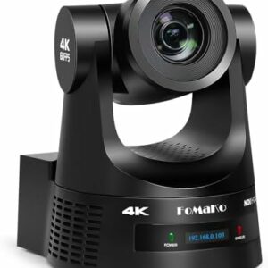 Tenveo Système de Caméra de Conférence PTZ 4K avec Suivi Automatique IA Tout-en-Un Haut-Parleur